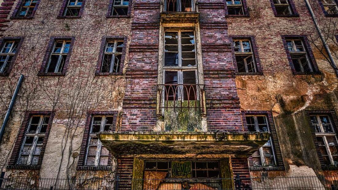 Facade of an old building